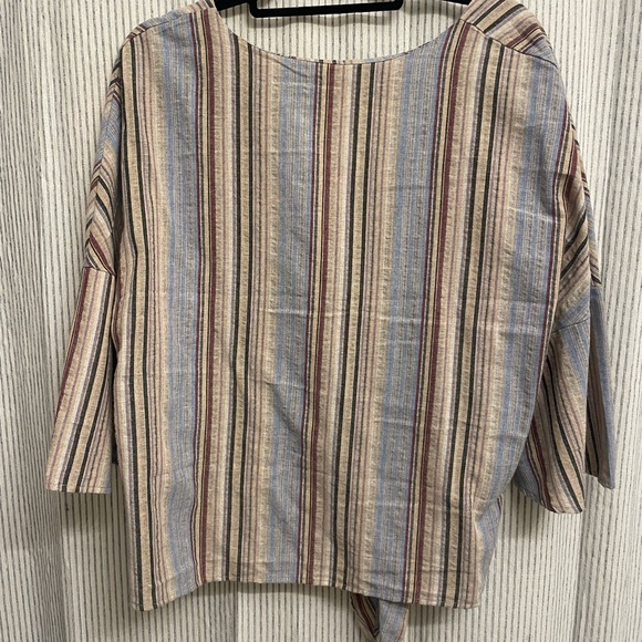 Cool neutral toned tie tunic - Picture 3 of 3